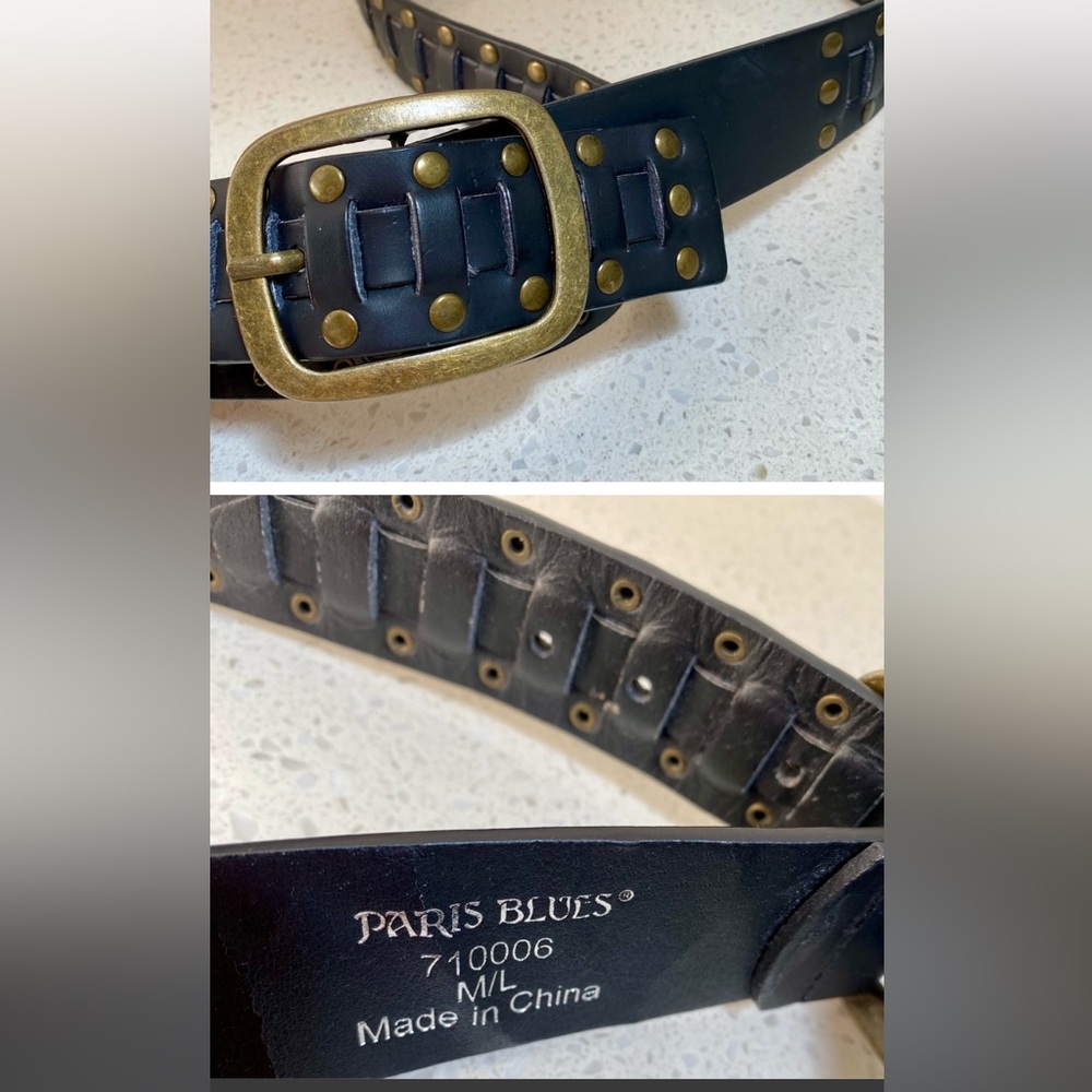 *3/ $15* Women’s studded faux leather belt